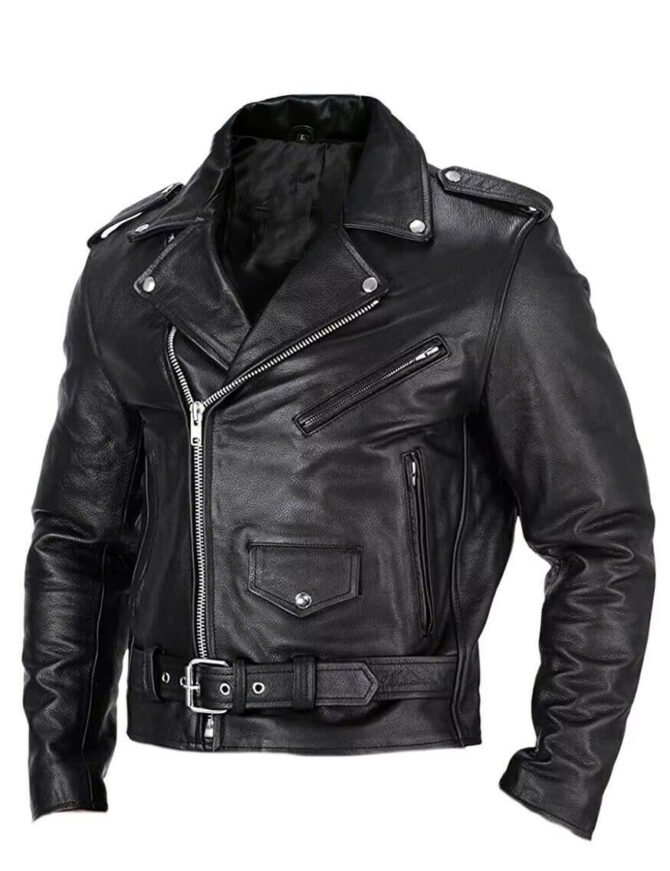2025 Men Fashion Leather Jacket Slim Fit Stand Collar PU Jacket Male Anti-Wind Motorcycle Lapel Diagonal Zipper Jackets Men