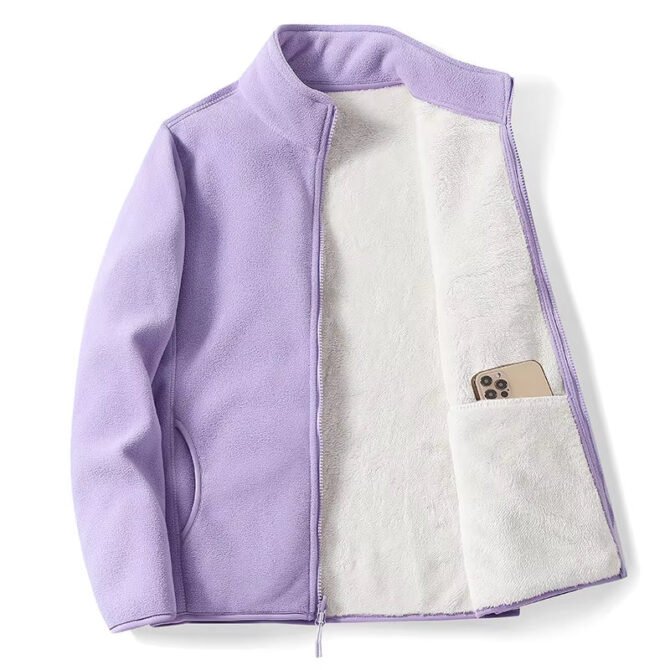 Fashion Women Jacket Plush Basic Coat Ropa Mujer Couple Jackets Outerwear Outfits Men Woman Coats Casual Streetwear Clothes