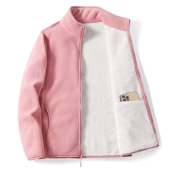Fashion Women Jacket Plush Basic Coat Ropa Mujer Couple Jackets Outerwear Outfits Men Woman Coats Casual Streetwear Clothes