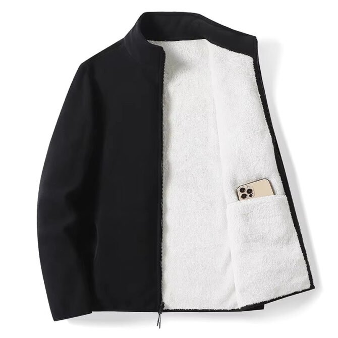 Fashion Women Jacket Plush Basic Coat Ropa Mujer Couple Jackets Outerwear Outfits Men Woman Coats Casual Streetwear Clothes